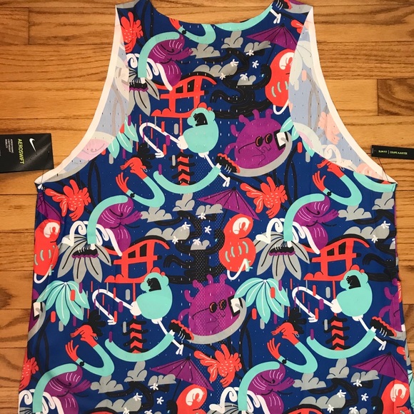 NEW Nike AeroSwift Tokyo Running Slim Fit Singlet - Picture 5 of 10